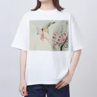 MUGEN ARTの小原古邨　梅に鶯　Ohara Koson / Songbird on blossom branch Oversized T-Shirt