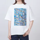 MoChi_Megの深海のBLACK BOXミズウオシリーズ Oversized T-Shirt