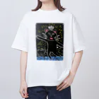 KPseiのsei03.h・ねこといぬ オーバーサイズTシャツ