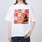 Cicogna（チコーニャ）のpatchwork GIRL オーバーサイズTシャツ