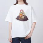 せぼねのろくろ首ちゃん Oversized T-Shirt