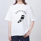 PokuStarの落選パンダ オーバーサイズTシャツ