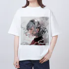 Ice Age Innovationsのsmoke girl オーバーサイズTシャツ