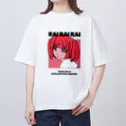 REDの雷・々・来 オーバーサイズTシャツ