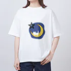 WORLDxBRIDGEのムーンキャットスター オーバーサイズTシャツ