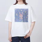 HACOのうさ オーバーサイズTシャツ