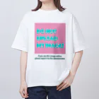 やきとりいのDoNotUploadMyImage＿明るい オーバーサイズTシャツ