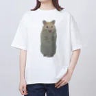 山田屋(別荘)の友達のハムスター　おいなり Oversized T-Shirt