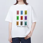 「三つ穴コンセント」オフィシャルショップの三つ穴コンセントTシャツ(ver.FUJI) オーバーサイズTシャツ