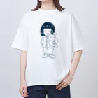 貞子やでのむーさん Oversized T-Shirt