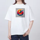 dolphineのイルカと太陽と海の物語 Oversized T-Shirt