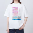 菜々乃ななみ | nanami oracleartの穏やかな愛の三日月 オーバーサイズTシャツ