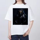 AI-assembleの百獣の王ライオン侍 オーバーサイズTシャツ