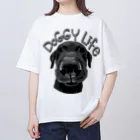 PUG ARTWORKS のわんちゃんコレクション 犬 Oversized T-Shirt