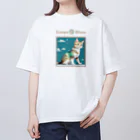 縞ネコ屋のネコTシャツ (005猫) オーバーサイズTシャツ