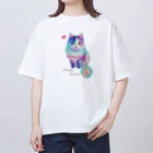 縞ネコ屋のネコTシャツ (010猫) オーバーサイズTシャツ