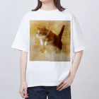 MUYU /  Animal ArtistのMemories with my pet 10 オーバーサイズTシャツ