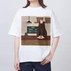 【KOTCH】 Tシャツショップのくまのカフェ オーバーサイズTシャツ