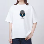 はるさめのみせの背中で語る鳥　カケス オーバーサイズTシャツ