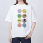 kitaooji shop SUZURI店のまるまる幼虫 Oversized T-Shirt