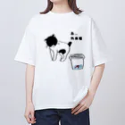 ふじねこの外来種 Oversized T-Shirt