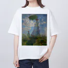 世界美術商店の散歩、日傘をさす女性 / Woman with a Parasol - Madame Monet and Her Son オーバーサイズTシャツ