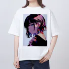 RORONOA/ろろのあのbeautiful girl オーバーサイズTシャツ