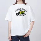 chicodeza by suzuriの亀亀バイカー Oversized T-Shirt