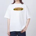 yuruhishopの美味しそうなサバサンド オーバーサイズTシャツ