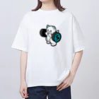 きんにく村SHOPのばーべるニャンコ（亜種ver.） Oversized T-Shirt