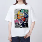 naru--sのカラフルスニーカー Oversized T-Shirt