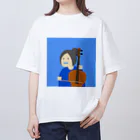 いまさしの意識が低いチェロ弾き Oversized T-Shirt