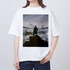 世界美術商店の雲海の上の旅人 / Wanderer above the Sea of Fog オーバーサイズTシャツ