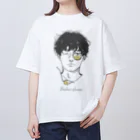 さのみきひとショップのBroken glasses  Oversized T-Shirt