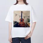 RAG TIME RECORDSの部屋とギターと私 Oversized T-Shirt