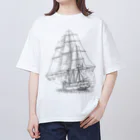 ToFu Creative Studioの帆船 オーバーサイズTシャツ
