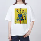 suuのカラフルカエル オーバーサイズTシャツ