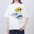 鳥さんインコさんダイスキ商店の新幹線インコ Oversized T-Shirt