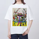 suuのカラフルきのこ Oversized T-Shirt