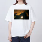 なつこ。の油絵のような写真Ｔシャツ オーバーサイズTシャツ