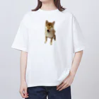 kumakumanの柴犬のホピ蔵 Oversized T-Shirt