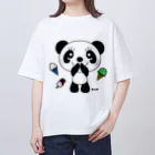 SHOP ©︎w♡p⭐︎3号店のアイス大好きパンダくん♡ Oversized T-Shirt