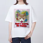 Zac-SDのねこのひとこと ( Zac ) オーバーサイズTシャツ