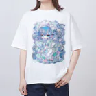 なつめみく♡イラストレーターのくまメイド オーバーサイズTシャツ