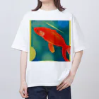 Danke Shoot Coffeeの流星金魚 オーバーサイズTシャツ