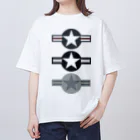 Y.T.S.D.F.Design　自衛隊関連デザインの米軍航空機識別マーク Oversized T-Shirt