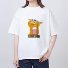 neuneu nennenのポップコーンモンスター Oversized T-Shirt