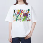 KATSUYA824のポップなHANA オーバーサイズTシャツ