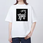 ユキヒョウのお店のシャーッ！（黒） Oversized T-Shirt