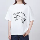 fuji崎の筋トレ猫 オーバーサイズTシャツ